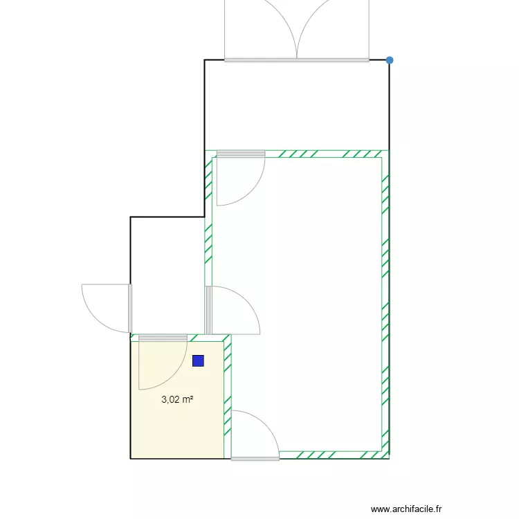 Garage Radenec 1. Plan de 