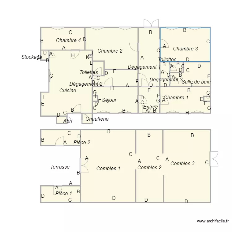 Croquis TARDIVIER Plomb. Plan de 