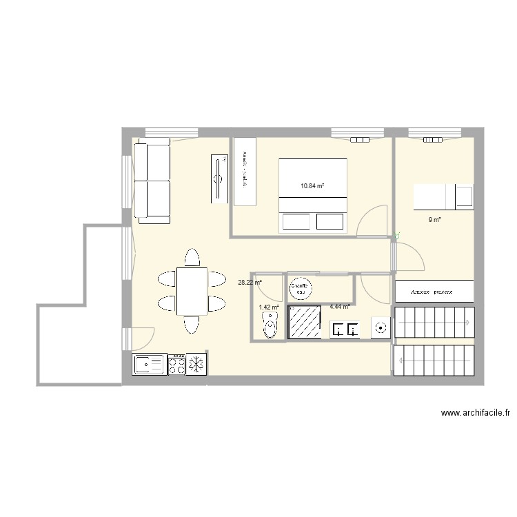 paulae 2étage. Plan de 0 pièce et 0 m2