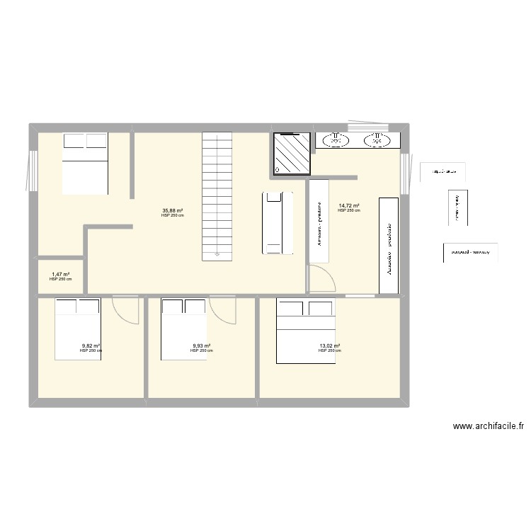 maison cerisier. Plan de 0 pièce et 0 m2