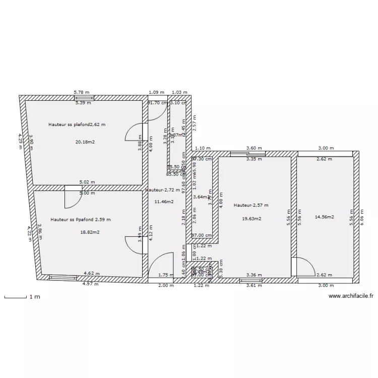 POSSON / 70 Av Roger Martin du Gard, 61130 Belleme. Plan de 