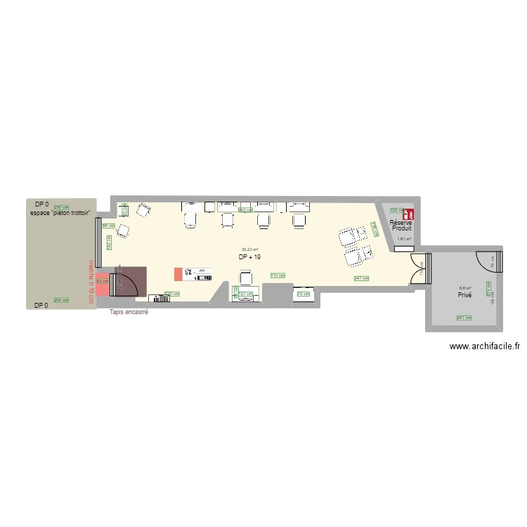 AYANA AVANT TRAVAUX. Plan de 0 pièce et 0 m2