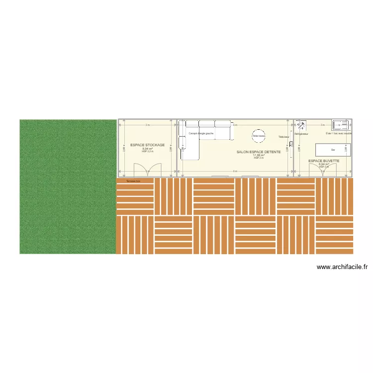 VAUZELLES A.S.A. 51 58 0032 - Plan Clubhouse Padel Beach Tennis (2022). Plan de 