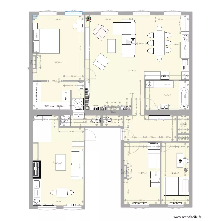 Anvers  projet 1 . Plan de 