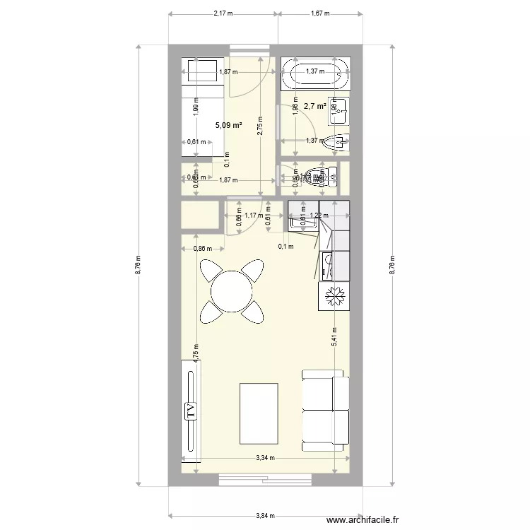 Sauze. Plan de 