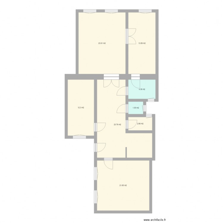 Appartement visite du 30 Mars PLAN DE BASE. Plan de 0 pièce et 0 m2