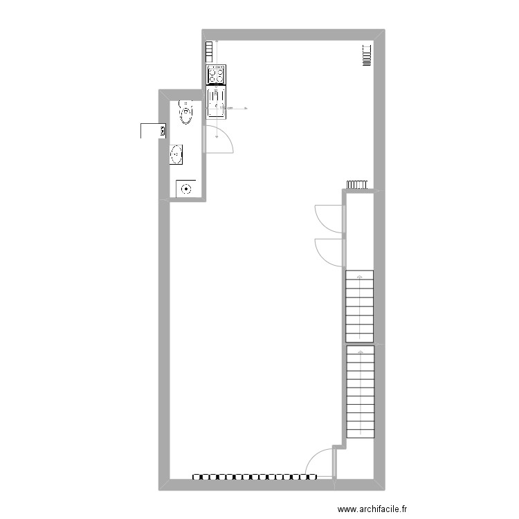 Nation unies 2. Plan de 4 pièces et 73 m2