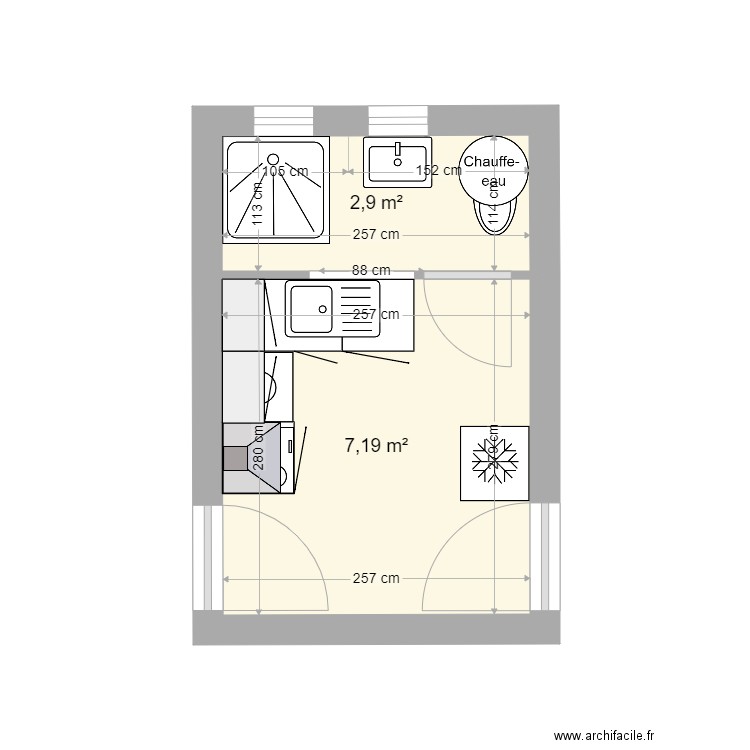 toul 004. Plan de 0 pièce et 0 m2