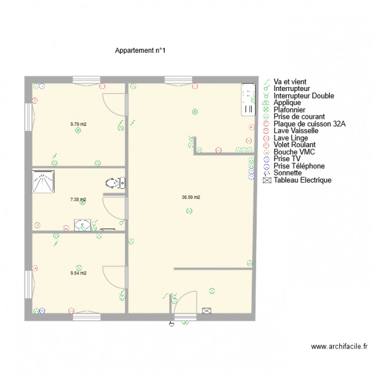 Plan. Plan de 0 pièce et 0 m2