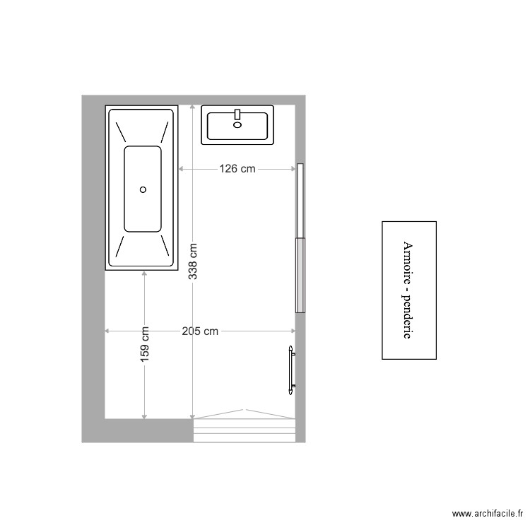 SB étage der. Plan de 0 pièce et 0 m2