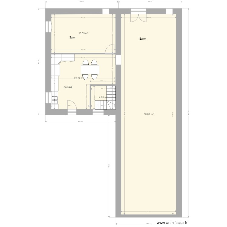 PRADON ST PRIVAT projet final bis rdc. Plan de 11 pièces et 274 m2