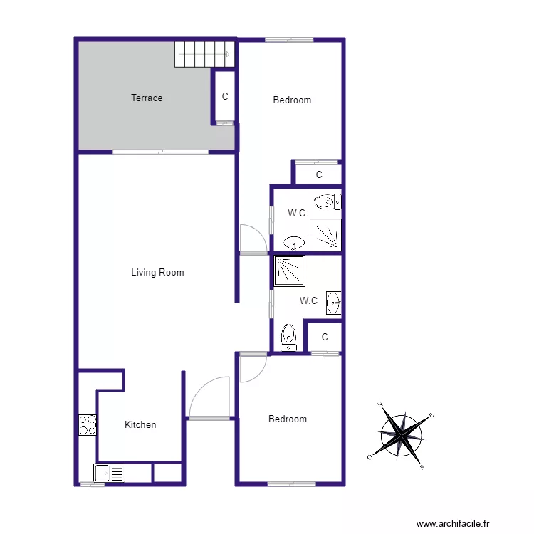 HKA 01204 oasis beach II 72. Plan de 