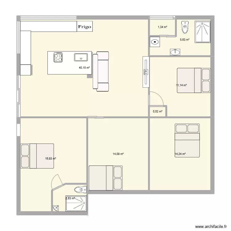 Ma maison. Plan de 9 et 107 m² Ma maison. Plan de 9 et 107 m²