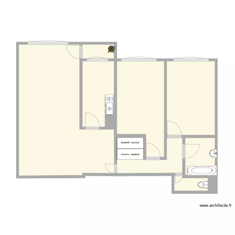 Quai de Valmy . Plan de 