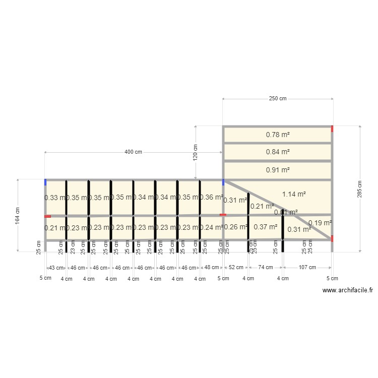 Extension coté Jardin. Plan de 0 pièce et 0 m2