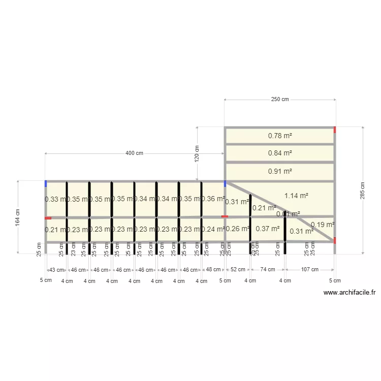 Extension cot&eacute; Jardin. Plan de 