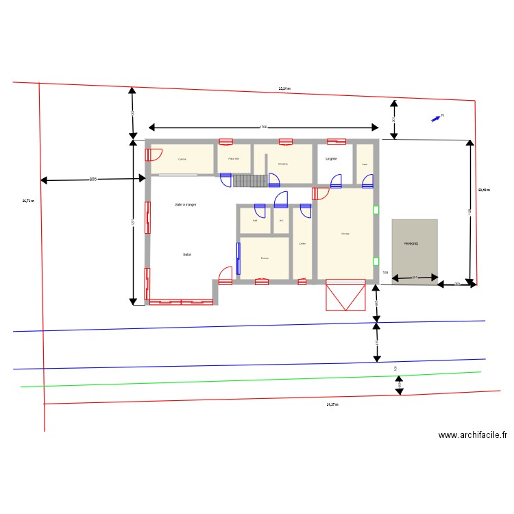 Plan masse 210613. Plan de 0 pièce et 0 m2