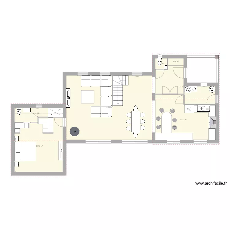 TASIE 3 150 m. Plan de 