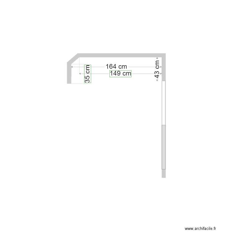 Bureau chambre. Plan de 0 pièce et 0 m2