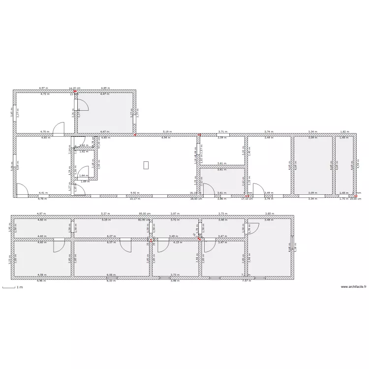Maison. Plan de 