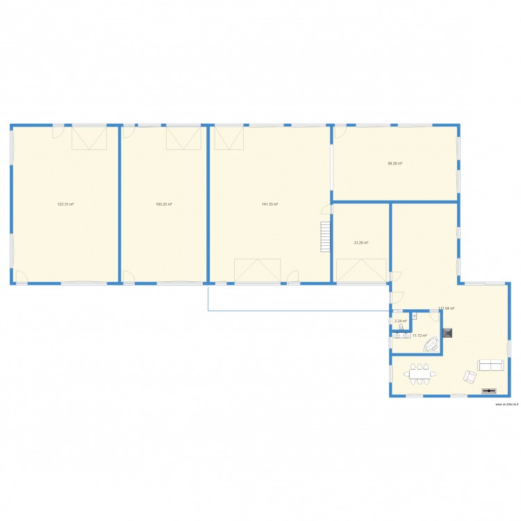 projet 3. Plan de 0 pièce et 0 m2
