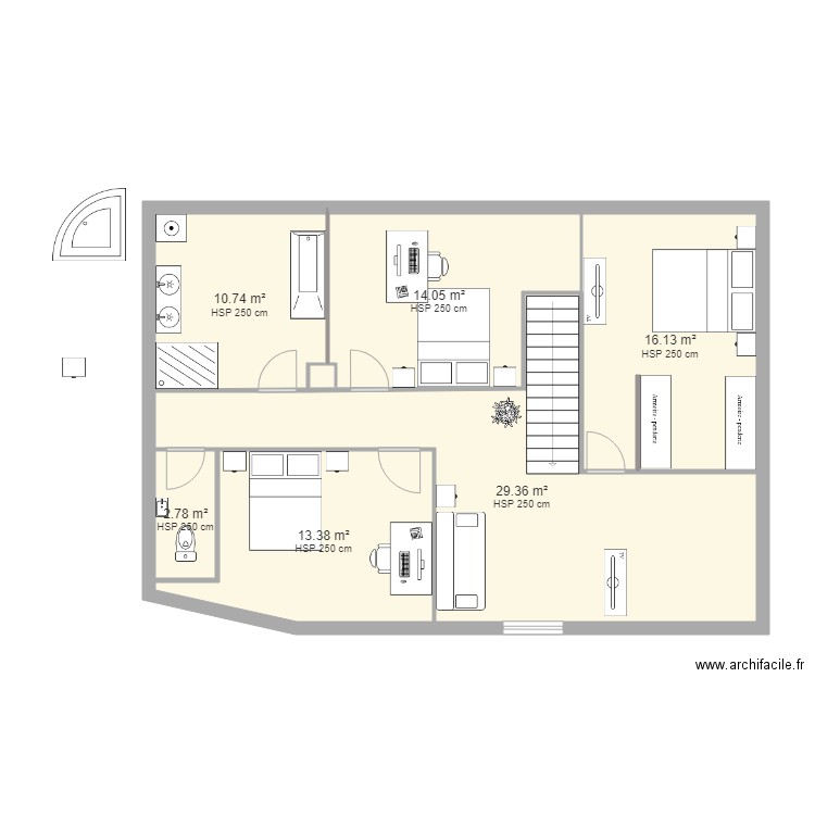 Coulans étage Aurelie2. Plan de 0 pièce et 0 m2