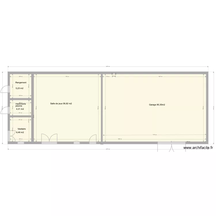 DEPENDANCES GARAGE ORANGERIE. Plan de DEPENDANCES GARAGE ORANGERIE. Plan de