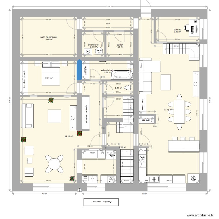 RDC Frasne. Plan de 0 pièce et 0 m2
