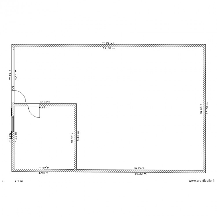 poussiniere. Plan de 0 pièce et 0 m2