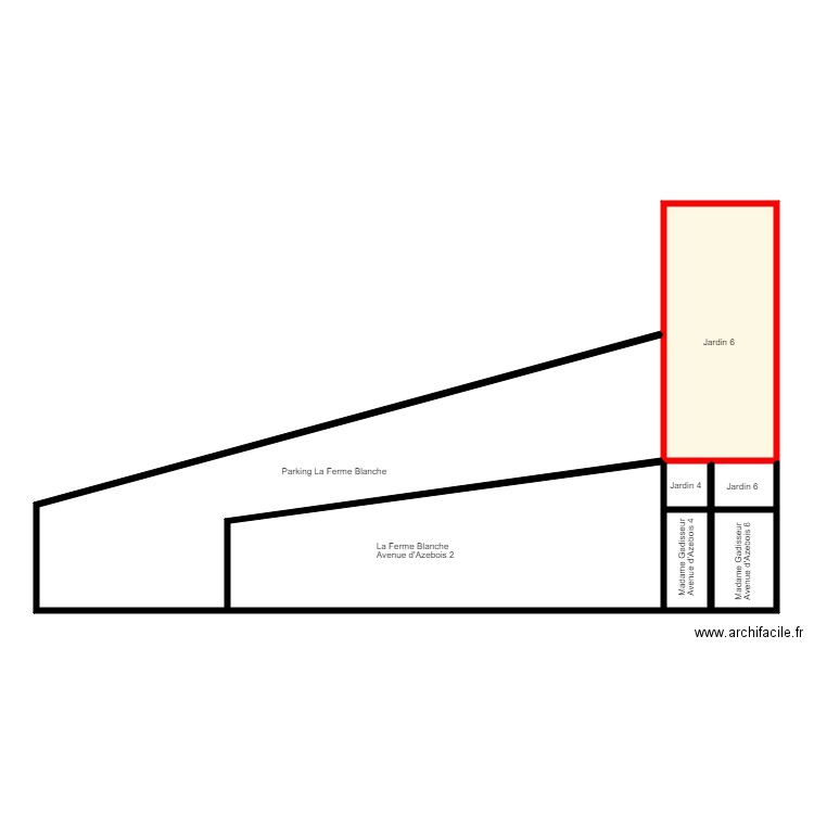 Azebois. Plan de 0 pièce et 0 m2