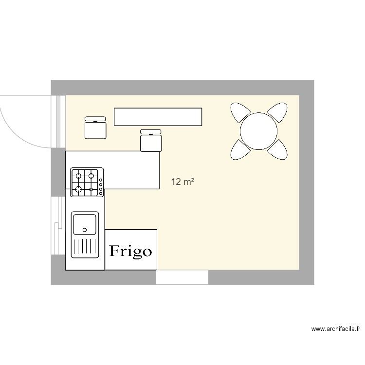 cuisine. Plan de 0 pièce et 0 m2