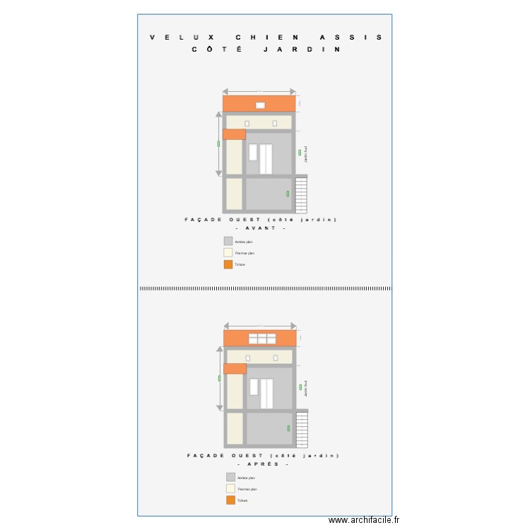 Plan coupe Bastide 2. Plan de 0 pièce et 0 m2