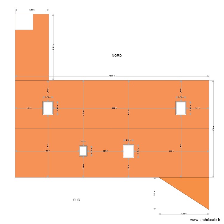 Position fenetre de toit. Plan de 0 pièce et 0 m2