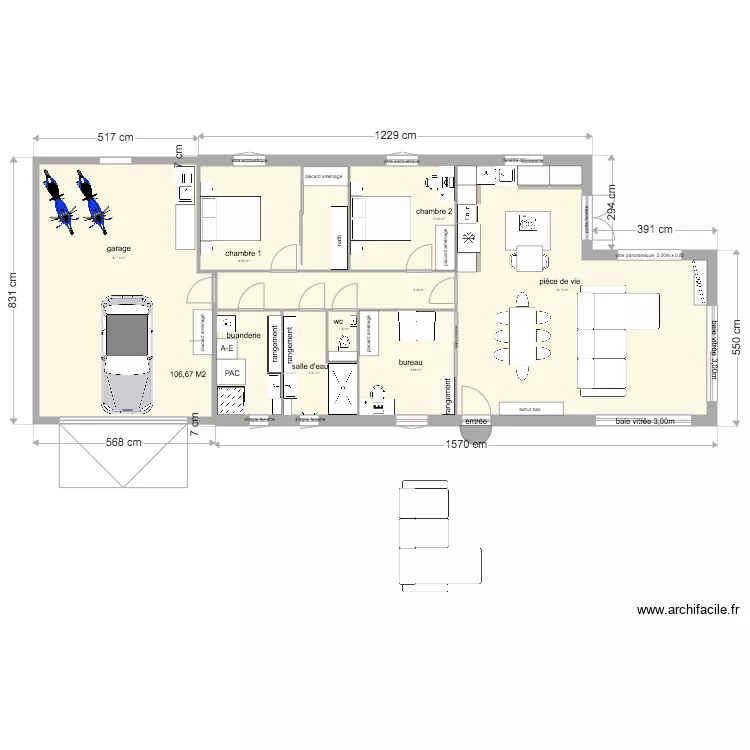 nouveau projet BIS. Plan de 