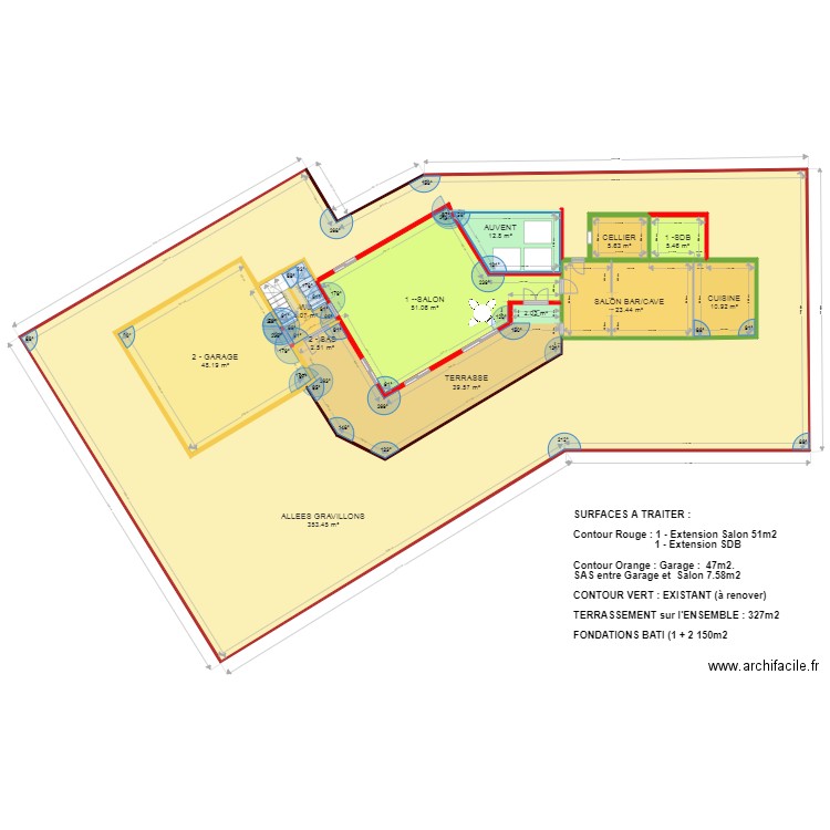 PLAN POUR ENTREPRISES 2. Plan de 12 pièces et 792 m2