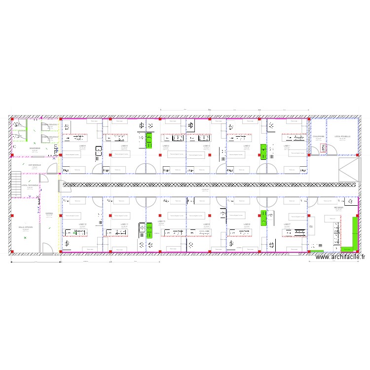 MONTCHAT REEL. Plan de 0 pièce et 0 m2