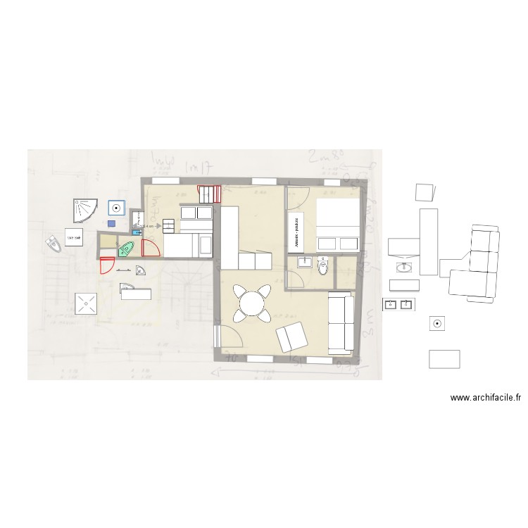 POO1. Plan de 0 pièce et 0 m2