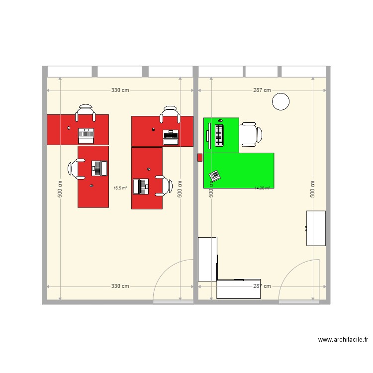 DirCommercial Assistantes 1. Plan de 0 pièce et 0 m2