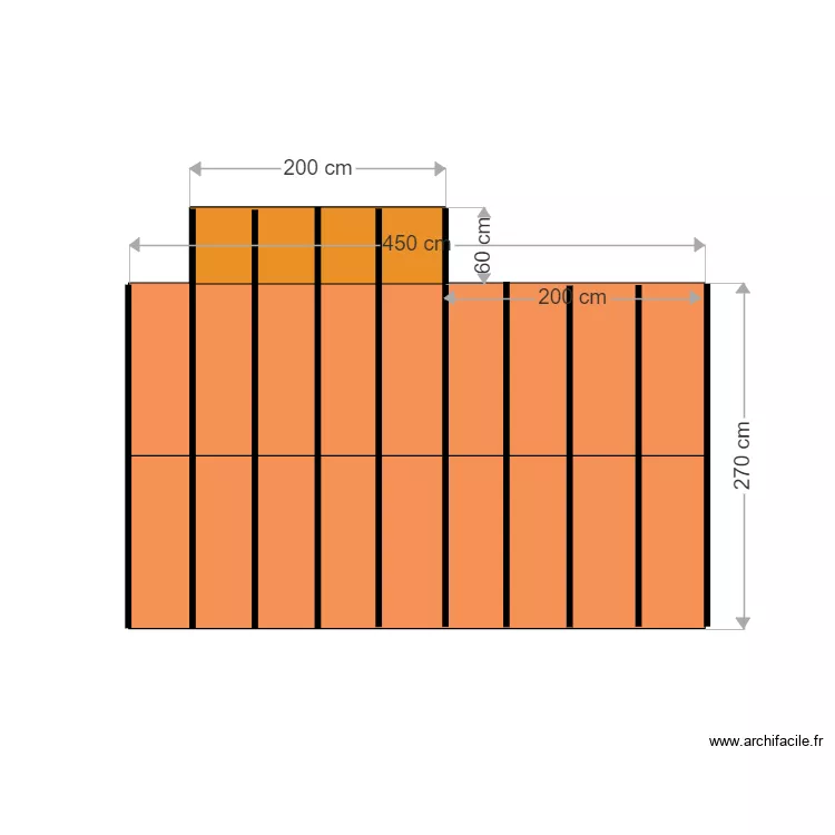 toit dessus 1. Plan de 