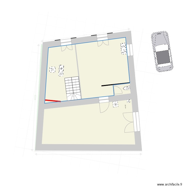 sabotiere. Plan de 0 pièce et 0 m2