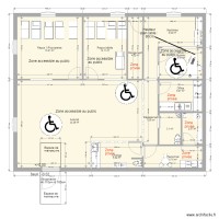 Plan GRABELS nord Montpellier CRECHE 020718 amenamgement wc SALIM