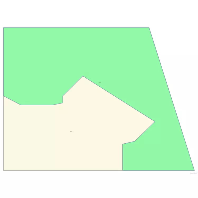 Jardin 1200m2. Plan de 