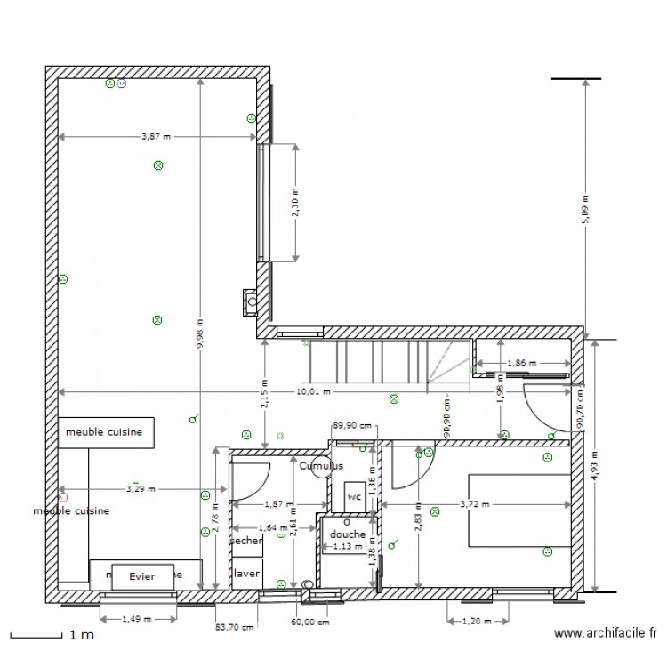 projet rdc 09 2O16. Plan de 0 pièce et 0 m2