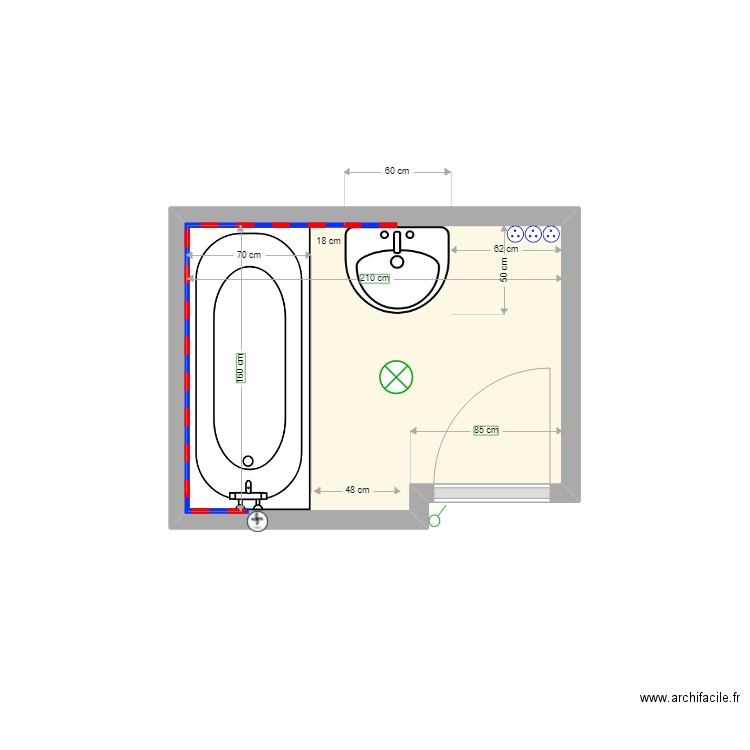 FAYARD existant. Plan de 0 pièce et 0 m2