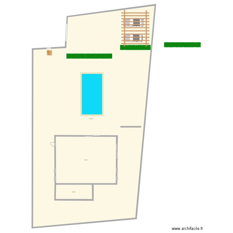 lecci o123. Plan de 3 pièces et 994 m2