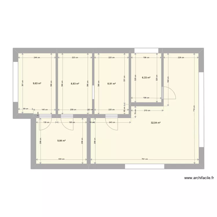 Plan original. Plan de 