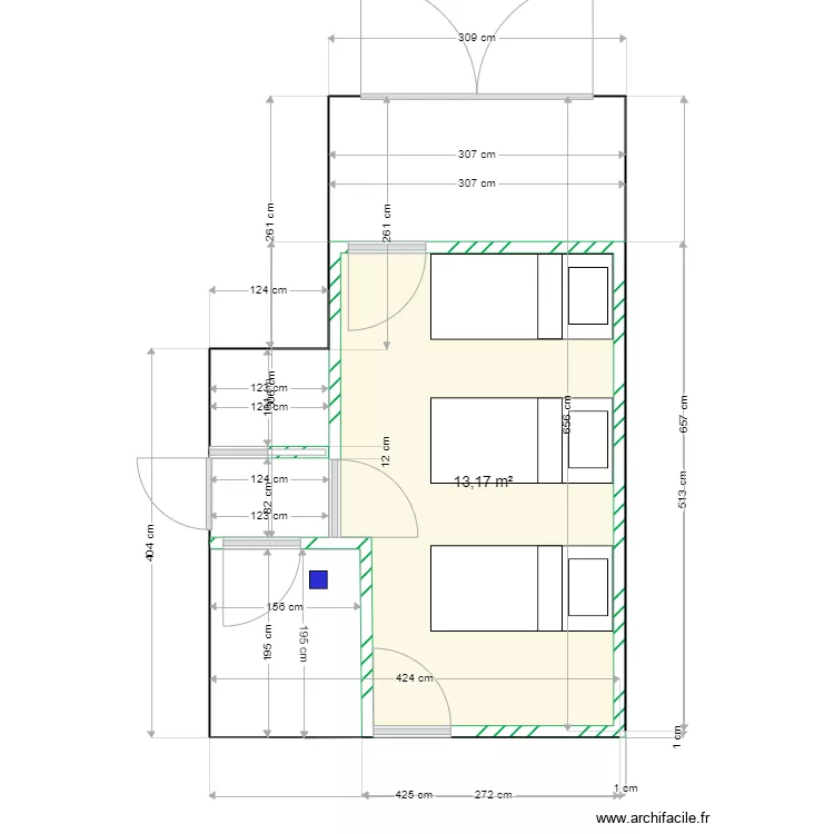 Garage Radenec 3. Plan de 