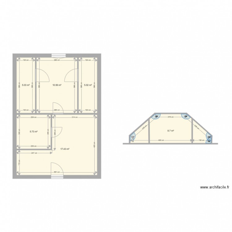 Comble Guinand. Plan de 0 pièce et 0 m2