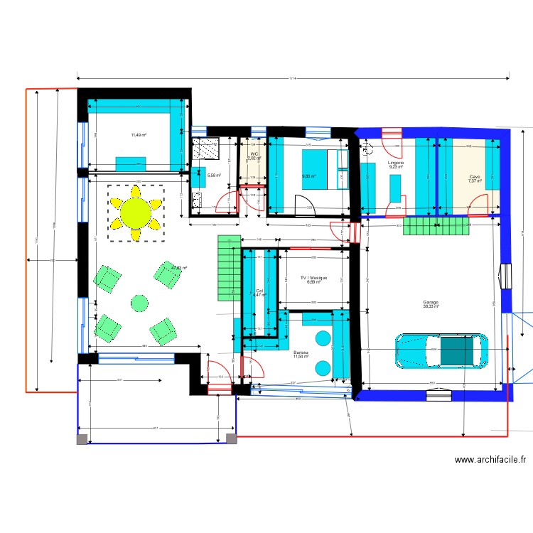 Plan 27. Plan de 0 pièce et 0 m2