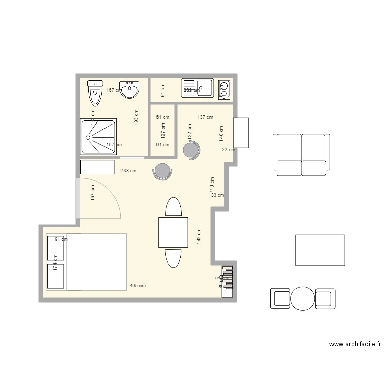 credey2. Plan de 0 pièce et 0 m2